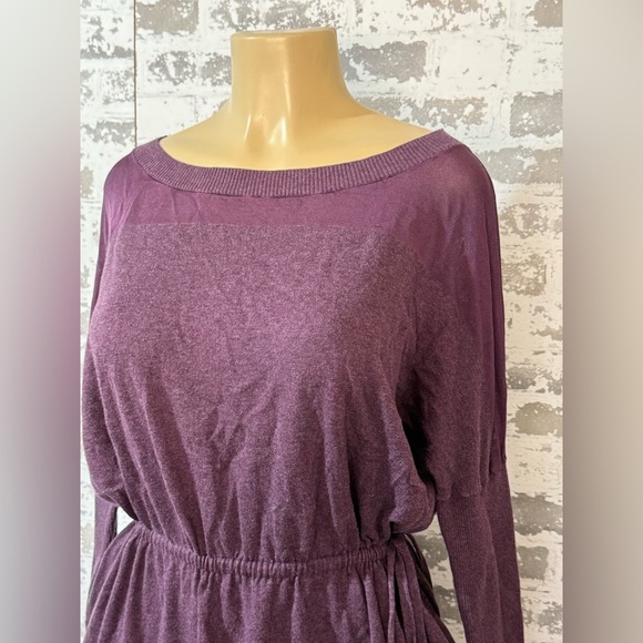 Victoria's Secret Purple Long Sleeve Dress Whit Pockets - Picture 4 of 7